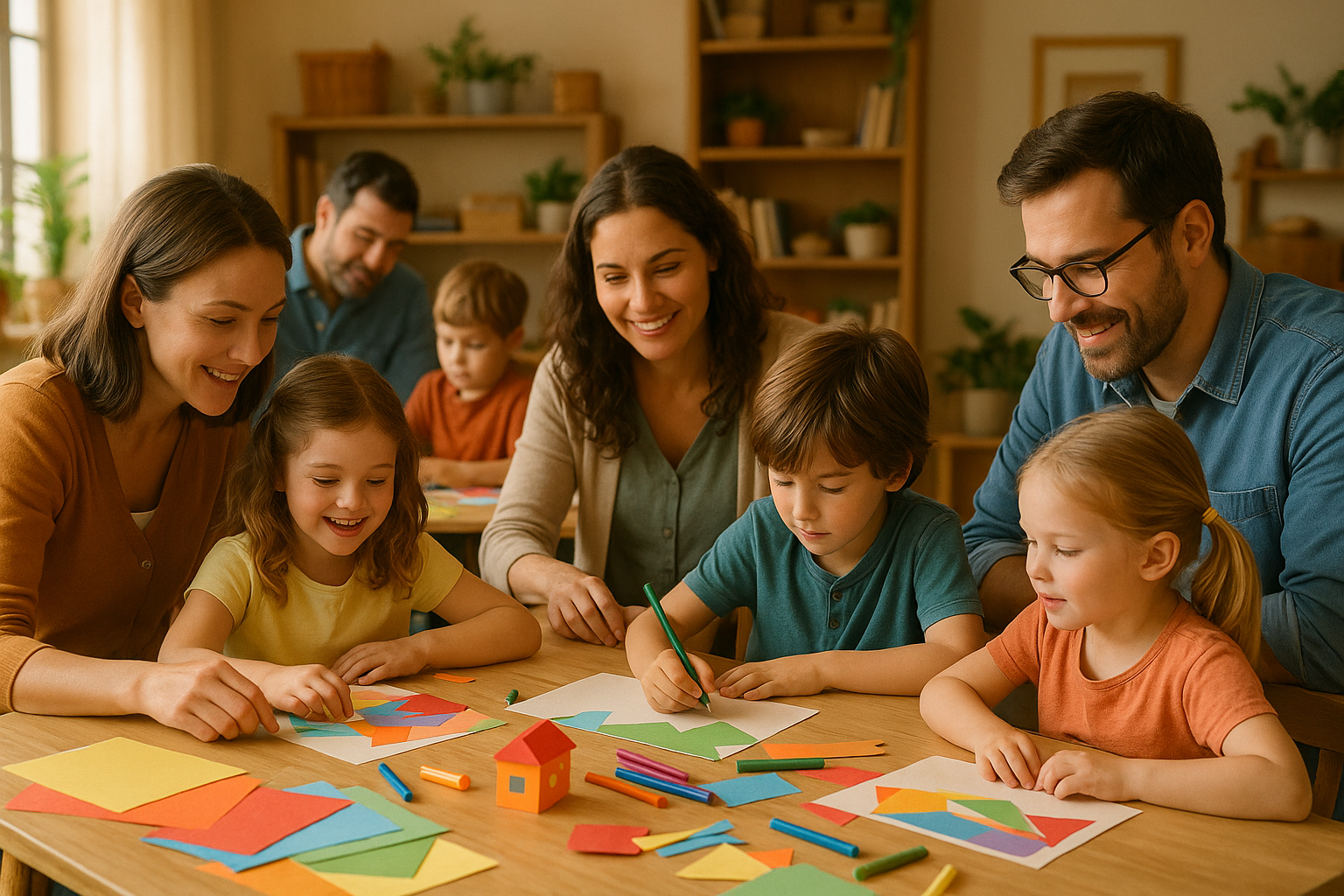 Familjer som skapar tillsammans